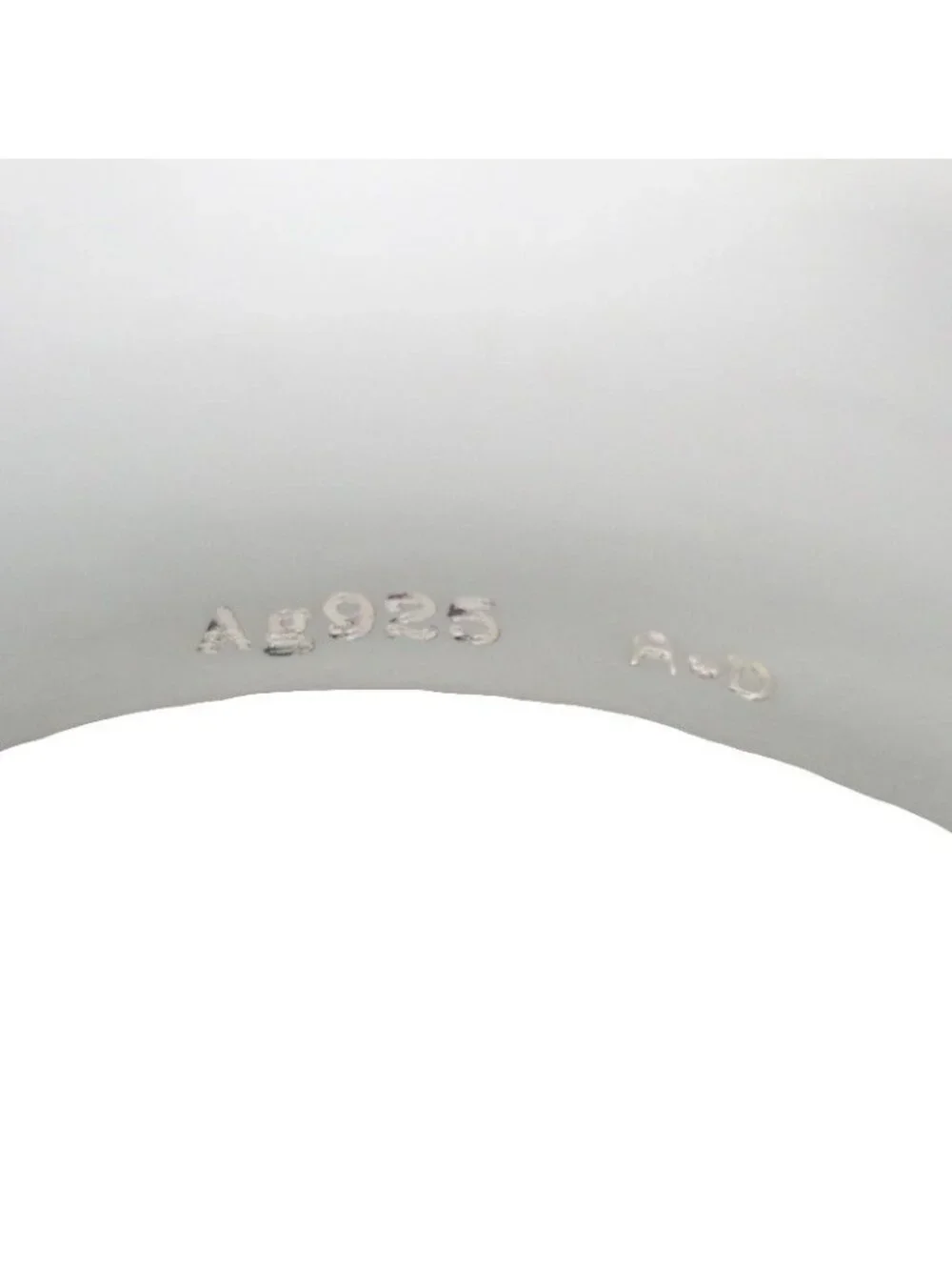 Hermes Eclipse Ribbon GM 52 Ring 925 Sterling Silver